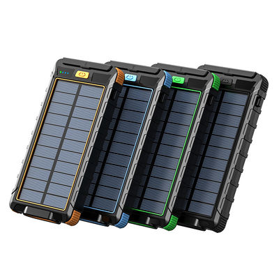 Telemóveis Dispositivos 10000mAh Banco de Energia Solar Com Bússola E 2.1A Output