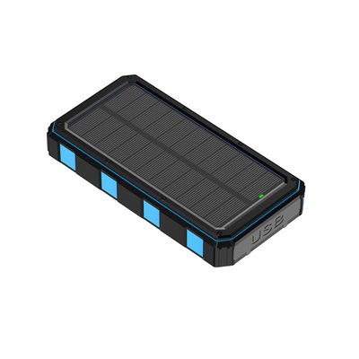 Proteção contra sobrecarga 20000mah Bateria Li-polímero Banco de energia solar para celulares