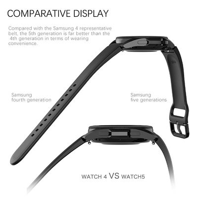 Faixa de 20 mm de largura de banda Magnética Fixação de relógio para Samsung Watch Series 5 Smartwatch Band