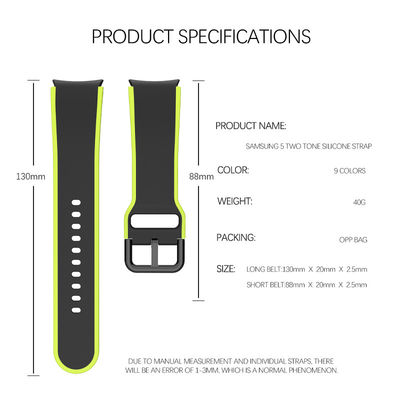 Faixa de 20 mm de largura de banda Magnética Fixação de relógio para Samsung Watch Series 5 Smartwatch Band