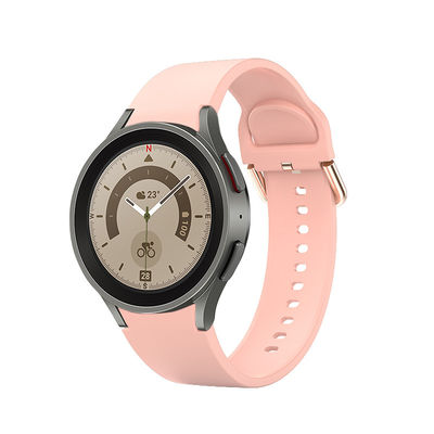 Faixa de relógio de silicone de lançamento rápido para Samsung Galaxy Watch 4 130MM/116MM comprimento