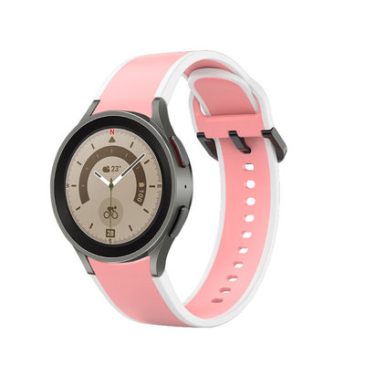 Samsung Galaxy Watch 5 40mm 44mm Faixa de silicone com banda de design de face dupla Largura 20mm