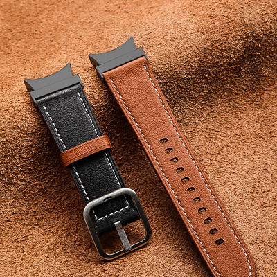 20mm de couro relógio de correia de substituição para SamSung GaLaxy Watch 4 pulseira Banda Acessório de presente