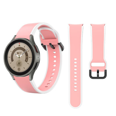 Banda de relógio de silicone de face dupla para Samsung Galaxy Watch 5 40mm 44mm 3-7 dias de entrega