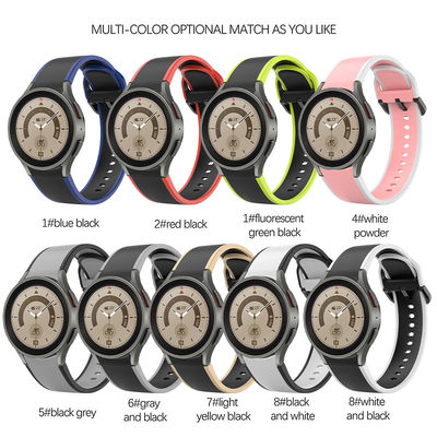 Banda de relógio de silicone de face dupla para Samsung Galaxy Watch 5 40mm 44mm 3-7 dias de entrega