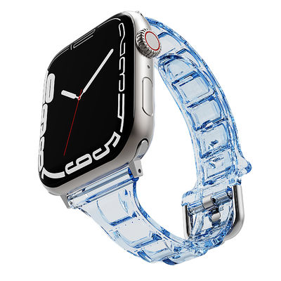6 cores Suíte de relógio de silício suave e confortável para Apple Watch Series 7 41mm 45mm