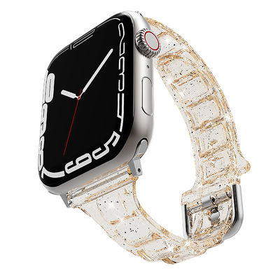 6 cores Suíte de relógio de silício suave e confortável para Apple Watch Series 7 41mm 45mm