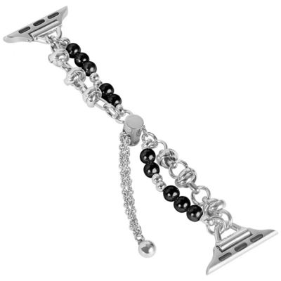 Pulseira de relógio de metal de aço inoxidável para Apple Watch Band 38 40 41 42 44 45mm