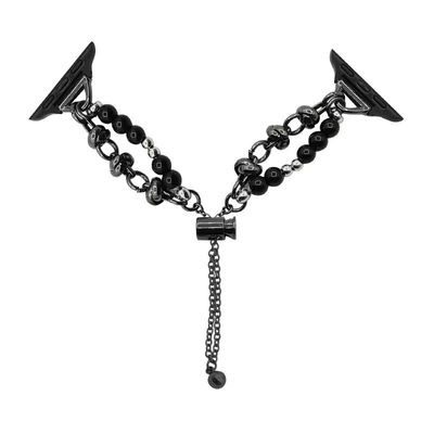 Pulseira de relógio de metal de aço inoxidável para Apple Watch Band 38 40 41 42 44 45mm