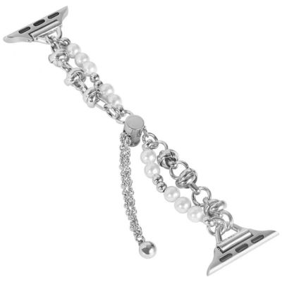 Moldes privadas IWatch 8 7 6 5 4 3 SE Fashion Pearl Belt Smart Watch Strap sem relógio