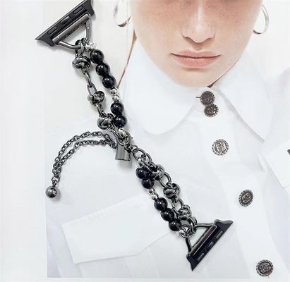 Moldes privadas IWatch 8 7 6 5 4 3 SE Fashion Pearl Belt Smart Watch Strap sem relógio